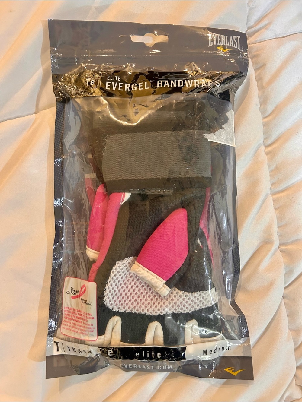 Everlast Pink and Black Women's Training Handwraps